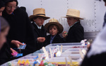 Amish boys at mud sale by Dennis L. Hughes