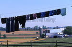Amish clothesline by Dennis L. Hughes