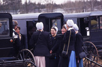 Amish teenagers laughing by Dennis L. Hughes