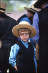 Amish boy by Dennis L. Hughes