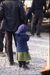Amish girl facing away by Dennis L. Hughes